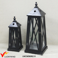 Lanterna da vela de madeira do molde do conjunto 2